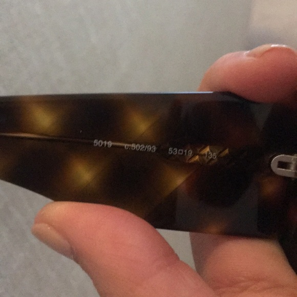 Rare quilted tortoise Chanel sunglasses